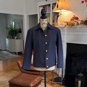 St. John Denim Stretch Jacket